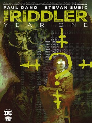 cover image of The Riddler: Year One
